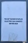 (2 Pack) T50 3/8 Tacker Staples Electro Galvanized 5000 pcs