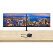 HP E27q G5 Monitor, 2-Pack Bundle + Stand, USB-C Dock