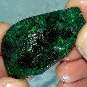 98ct Rough Andamooka Rainbow Matrix Opal Slice (19.5g, 0.69oz)