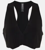 [Norma Kamali] Norma Kamali Jersey bra top AU 10 black
