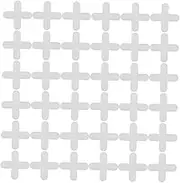 ARTIBETTER 500pcs Tile Locator Spacer Tile Leveler Spacers Leveler Leveling Shims Bricklaying Spacer Cross Shaped Spacers Cross Spacing Installation Tools Pe White
