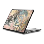 MacBook Pro 13-inch (M1 / M2 / Intel) Impact Case Vintage Rose Gold Marble by Nature Magick - Gray Copper Bronze Pink
