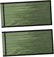 TOBBOMEY 2pcs Thermal Insulation and Moisture-Proof Pad Emergency Lightweight for Camping Sleep Bag Ultralight