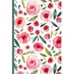 WEEKLY PLANNER: A WEEK TO VIEW DIARY AND ORGANIZER - SUNDAY START WITH PEONIES WATERCOLOR COVER ART