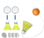 Badminton Practice Equipment, Adjustable Shuttlecock Trainer, Rebound Badminton Set, Portable And Easy Setup, Versatile Use, 8x4cm, For Outdoor Use