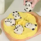 Cartoon Panda Silicone Mold Soft Rice Cake Mold For Baking and Freezing