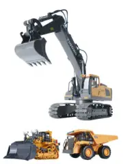 1/20 Remote Control Excavator Bulldozer 2.4G RC Bucket Loader Vehicle Tractor