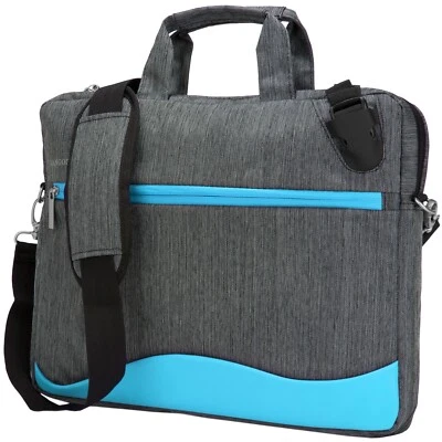 Blue Nylon Laptop Case Shoulder Bag For 13" Microsoft Surface Laptop X / Pro 9
