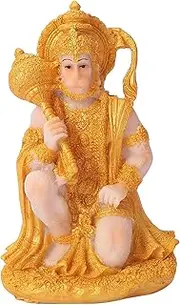 XLWLLNJ Hindu Monkey God Buddha Statues Hanuman Figurine Handcrafted Sculpture