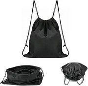 Motorcycle Helmet Bag, Large Capacity Drawstring Backpack Helmet Storage Bag, Lightweight Waterproof Sports Helmet Multi-purpose Carrying Bags for Welding Ski Riding Motorcycle Bicycle Travel Racing,