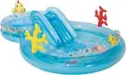 INTEX Under The Sea Inflatable Kiddie Pool; 122" x 76" x 28" – Ages 3+