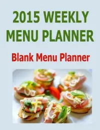 在飛比找博客來優惠-Weekly Menu Planner 2015: Blan