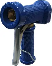 Heavy Duty Jaymac Water Wash Down Gun, 1/2" BSP Inlet - Blue Rubber Cover, 'Dinga' Style