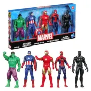 6-Inch(15 CM) Hulk, Captain America, Iron Man, Spider-Man & Black Panther Age 4+