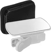 Vaguelly 2Pcs Adjustable Phone Mirror Reflection Clip Kit Lightweight Vlog Mirror for Smartphone Photography Durable Safe for Outdoor Indoor Use