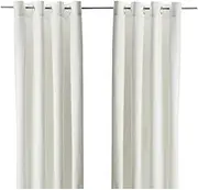[Merete] IKEA Curtains 57W x 98L Bleached White