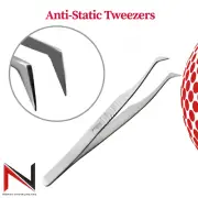 Anti-Static ESD L-Type Tweezers Precision Electronics Watch Jewelry Making Tools
