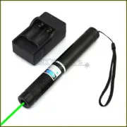 1MW 520nm Green Laser Pointer Pen Adjustable Focus Visible Beam Light Flashlight
