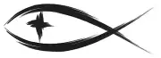Christian Jesus Fish Cross Iron On Transfer - T-Shirt + Light & Dark Fabrics #5