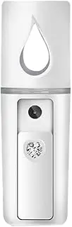 AIMALL L2 Mini Nano Facial Mister with Top Mirror, Rechargeable USB Cool Mist Sprayer, Portable Steamer, 20ml Water Tank, Handy Atomizer for Face Humidifier