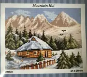 Printed needlepoint tapestry Canvas Only Orchidea 24x30 cm Mountain Hut