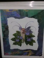 Amy Brown - Faery In Violets - RARE