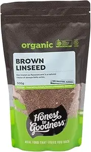 Honest to Goodness Organic Brown Raw Linseed 500 g