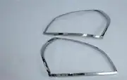 ABS Chrome Front+Rear headlight Lamp Cover 2005-2012 for Hyundai Tucson Car styling Front part