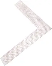 L-Shaped Sewing Ruler Dreses Measuring Tape Garment Pattern Ruler L Ruler for Sewing Clear Sewing Ruler Tailor Sewing Ruler Right Angle Ruler for Tailor Metal Major Carpenter