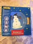NIB DEBBIE MUMM SAKURA "SNOWMAN" Set of 4 Dessert / Salad Plates NEW IN BOX