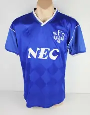 Everton FC Football Club 1988-89 Home Score Draw Soccer Jersey Shirt Size Medium