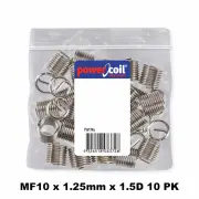 Powercoil 3521-10.00X1.5DP - Thread Inserts MF10 x 1.25mm x 1.5D 10 Pack