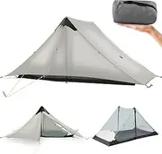 Ultralight Tent 3-Season Backpacking Tent 1 Person/2 Person Camping Tent, Outdoor Lightweight LanShan Camping Tent Shelter, Perfect for Camping, Trekking, Climbing, Hiking
