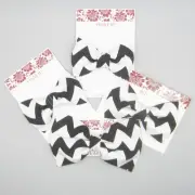 Black & White Chevron Pet Bow Tie or Sailor Bow-4 Sizes Available