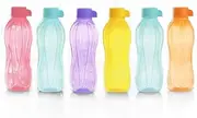 [Tupperware] 11156191 plastic Bottle, 500ml, 6 Pieces, Multicolor, Green, Yellow, Purple, Pink, Orange, Blue