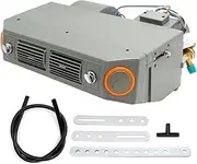 Saihisday BEU-406-100 AUTO A/C Air Conditioning Evaporator Assembly Unit & Heater Kit 4Max Air Volume 600 CFM 2 Vents 3 Speed 12V Electrical Thermostat Under-Dash A/C Heating Cooling Unit