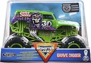 Monster Jam 6058829 Official Grave Digger Monster Truck, Die-Cast Vehicle, 1:24 Scale