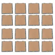 25 Mini Pizza Boxes Corrugated Cardboard for Toy Food Display, Party Favors