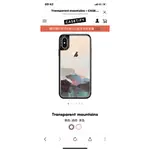 全新CASETIFY規格XS（TRANSPARENT MOUNTAINS）