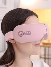 Eye Massager with Heat for Eye Relax, Dry Eyes, Pink