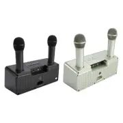Wireless Bluetooth Speaker Dual Microphone Karaoke All-In-One Outdoor Portable
