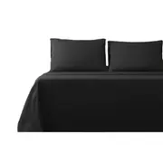 Black Microfiber Breathable Sheet Set