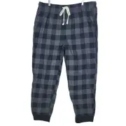 Sonoma Goods For Life Sleep Pants Lounge Wear Jogger Men XL Checker Black & Gray
