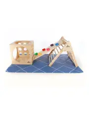 [Jenjo] Rubberwood Playroom Pack + Play Mat