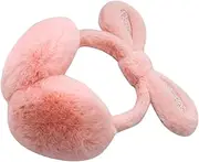 [Healeved] Boy Girl's Winter Warm Earmuffs Soft Cozy Rabbit Ear Muffs Reusable Washable for Girls