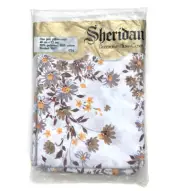 SHERIDAN Vintage Retro Floral Pillowcases set * New Old Stock * NEW