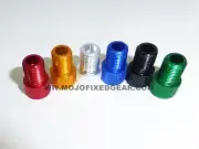 Alloy Presta to Schrader Valve Adapter - Black