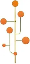 Storage Vertical Coat Rack Wall Mounted, Metal Modern Clothes Rack for Hats, Jackets, Bags, Entryway Bedroom Hooks
