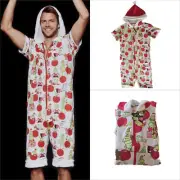 Peter Alexander Mens Christmas The Grinch One Piece Pj Pyjama Small NWT