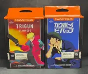 UniVersus Challenger Series Deck Set of 2 - Trigun & Cowboy Bebop BRAND NEW